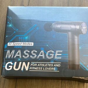 Black Massage Gun with 30 Speed Modes